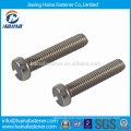 High Quality DIN84 Stainless Steel Fillister Slotted Machine Screws